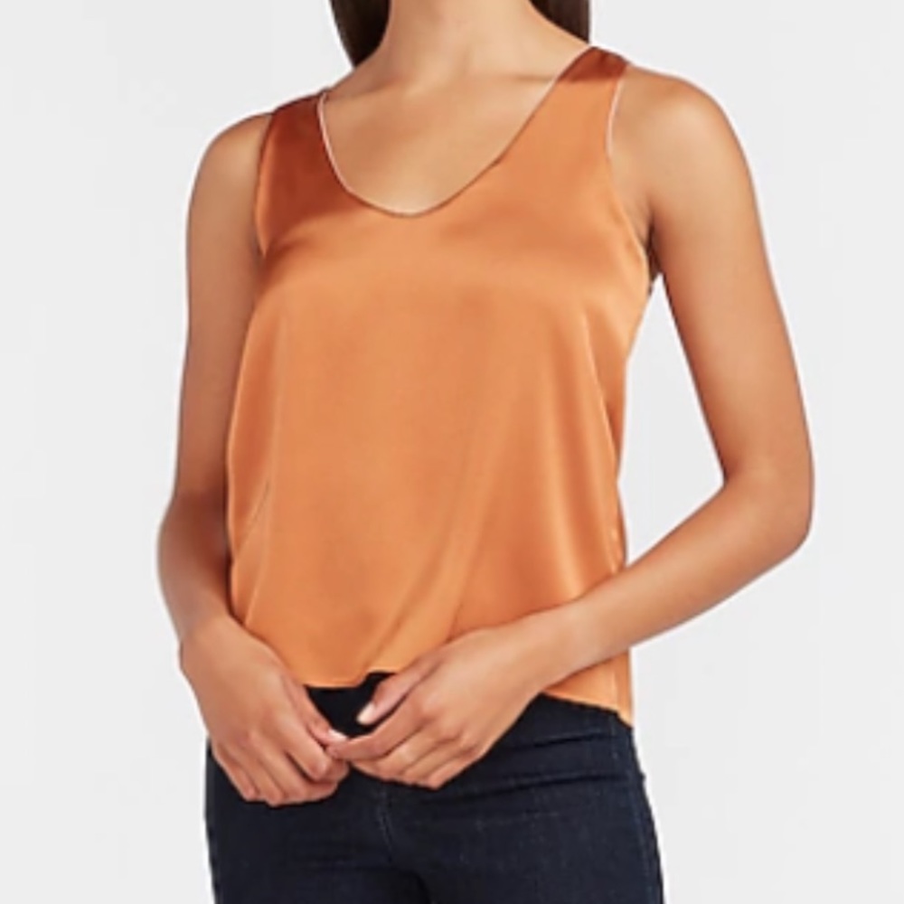 Express reversible silk tank top